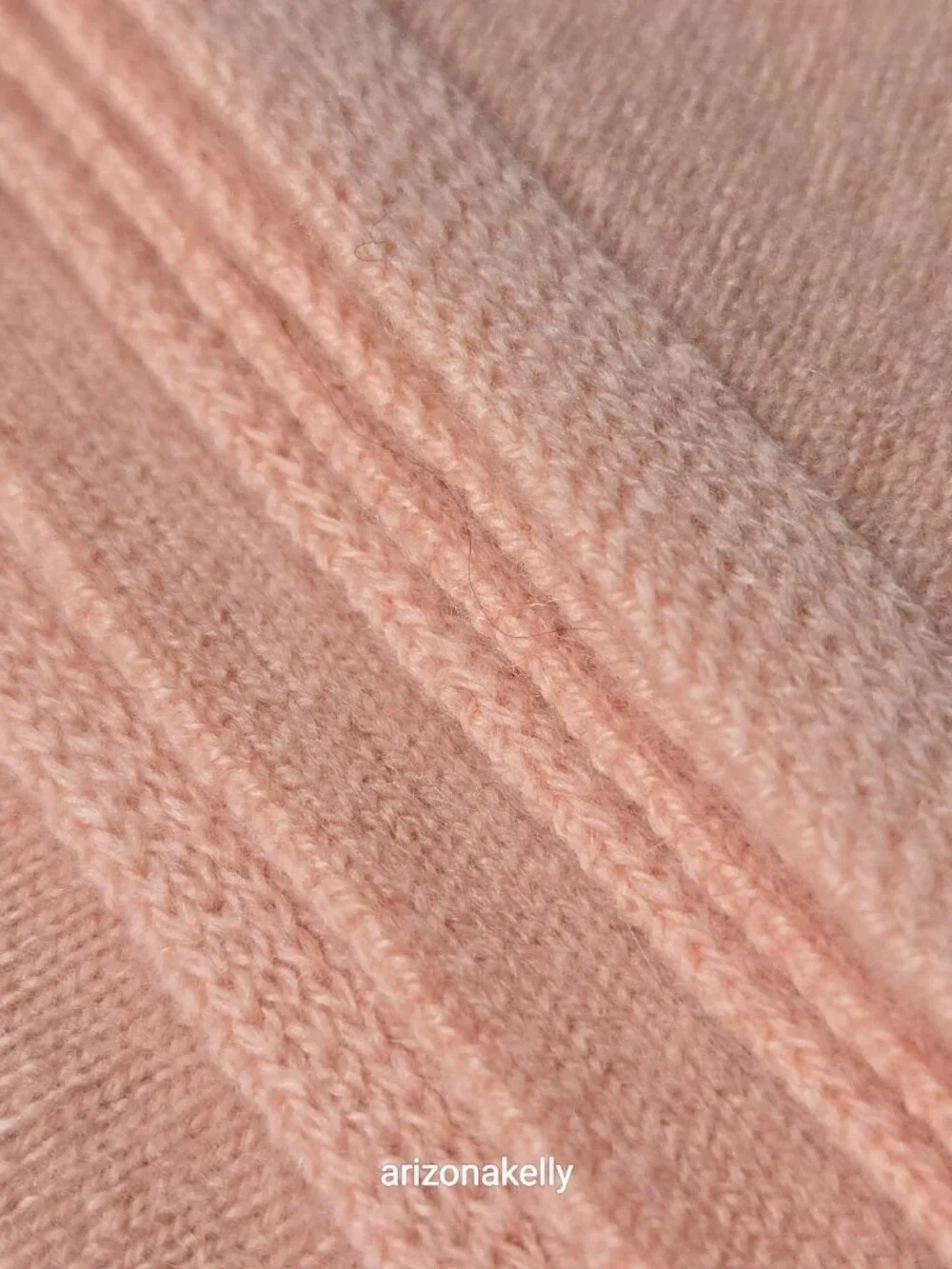 NWT Garnet Hill Cashmere Scarf Pink Knit - Picture 7 of 16